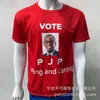 Suministro Nigeria Presidente Africano Talla Grande Cuerpo Completo Sublimación Comercio Exterior Camisa Electoral 120g Poliéster Camisa Electoral
