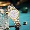 Reloj Simple Artístico Pequeño Fresco Combinable Reloj de Mujer Estilo Coreano de Moda Correa de Acero Reloj de Cuarzo para Mujer
