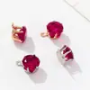 Brincos artesanais brilhantes de zircônia sintética artificial com diamante de arranhão único para pendurar, acessórios de diamante com garra DIY, zircônia, adereço de cabeça