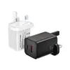 Novo Carregador Compacto Gan Padrão Britânico 45W Adequado para Carregador Iphone16 Samsung Adaptador Certificado Ukca