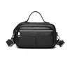 Mochila masculina elegante e multifuncional de alta qualidade, horizontal, de ombro único, crossbody, para atividades ao ar livre, negócios, com múltiplos compartimentos, para o dia a dia