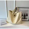 Bolsa Tote Grande de Ombro Feminina Estilo Japonês Novo Primavera 2026 Bolsa de Mão Moda Simples de Lona