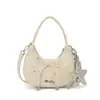 2026 Nueva Bolsa Linda de Estrella para Axila para Mujeres, Dulce Bolso de Luna Creciente con Lazo, Elegante Bolso de Hombro Cruzado para Viajes Diarios