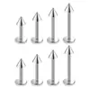Tornillos para Labio de Aleación de Titanio G23 con Rosca Externa, Piercings para Lengua, Barras Roscadas Cónicas, Aretes, Piercings para Ceja, Cadena de Suministro de Piercings Corporales al por Mayor