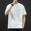 Camiseta masculina de manga curta Verão 2024 marca de moda ins slim fit marca de moda impressa letras moda gola redonda camisa de assentamento para todos os jogos