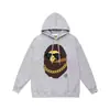 Moda Urbana Transfronteriza de Comercio Exterior Marca Unisex Otoño e Invierno Estampado de Letras Sudadera con Capucha Holgada Pulóver Sudadera Ape Casual Versátil