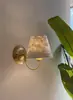Araña de conchas sala de estar Bauhaus luz principal diseñador nuevo retro francés luz de pasillo