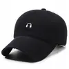 Nueva Gorra de Béisbol para Mujer Primavera Verano Viaje Superior Delgado Suave Lavada Algodón Puro Visera Curva Bordado de Auriculares Estilo Coreano Simple