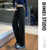 Pantalones deportivos de pierna ancha ajustados para mujer, nuevo modelo primavera y otoño 2026, cintura alta, caída fluida, para figura de pera, que ocultan las caderas, pantalones largos adelgazantes