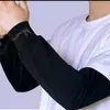 Verão masculino tamanho grande seda gelada proteção solar manga de gelo manga longa estendida luvas manga de equitação protetor de braço para entrega
