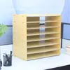 Portadocumentos de Escritorio Estante para Archivos Organizador Multicapa A3 8k Caja de Almacenamiento para Oficina Caja para Documentos Estantería para Estudiantes A4