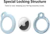 Soporte para AirTag Llavero para Airtag, Anti-rayaduras, Diseño de Cierre Giratorio, Estuche para Airtag con Anillo de Llavero de Metal - Accesorio AirTag para Niños, Llaves, Mascotas, Equipaje y Más