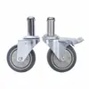 Accesorios para Estanterías DIY Ruedas Universales de 3 Pulgadas 4 Pulgadas 5 Pulgadas Junta de Bambú de 25.4 mm Tubo Grande Estantería de Almacenamiento Multicapa Ruedas