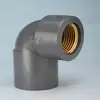 Zhongshan Huanyu Marca Âncora PVC-U Cobre Rosca Interna Cotovelo de 90 Graus Padrão Japonês Conexões para Tubos Cotovelo de Rosca Interna de Cobre Tubo Químico Industrial