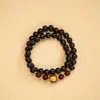 Pulsera Tejida a Mano con Perlas Aromáticas Naturales, Adorno Cultural con Perlas Aromáticas, Accesorio de Regalo, Artículo Popular Más Vendido
