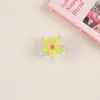 Pinza para el Cabello de Flor de Plumeria de Moda para Mujer, Adecuado para Peinados Recogidos, Accesorio para el Cabello Estilo Vacaciones en la Playa, Gama Alta
