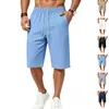 Pantalones cortos casuales de verano para playa para hombre, elásticos con cordón en la cintura, holgados, talla grande, para hombre, transfronterizos, de Amazon, disponibles en varios colores