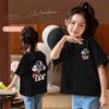 Camisetas de Manga Corta con Estampado de Dibujos Animados para Niños y Niñas, Verano 2025 Nuevo, Tops de Algodón Puro para Niños Medianos y Grandes, Ropa Interior para Bebé de Media Manga, Camiseta Moderna