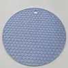 Almohadilla Aislante de Calor de Panal Redonda de Silicona Almohadilla para Olla de Arena Mantel para Mesa de Comedor Posavasos de Silicona Antideslizante Aislamiento de Calor Cocina Anti-escaldaduras Alta Temperatura
