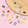 Lápis de desenho régua triângulo série de material escolar para estudantes pingente de liga colorida chaveiro DIY pingente de bolsa