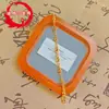Pulseira Banho de Ouro Sand Vietnamesea para Mulheres, Luxo Leve, Alto Padrão, Requintada, Cabacinha Sólida Ajustável Atacado