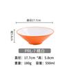 Vajilla de Melamina Tazón Cónico Bicolor Tazón Comercial para Fideos Tazón para Hot Pot Picante Tazón Redondo para Ramen Tazón Específico de Restaurante para Sopa de Caracoles