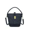 Bolso Cruzado de Hombro Único para Viajes Casuales, Nuevo Bolso Cubo Vintage Versátil Koujia, Bolso de Mano Texturizado Estampado para Mujer