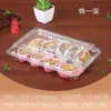 Caixa de Ponto Ocidental Plástico Transparente Descartável Caixa para Bolo Pão Bolo de Pêssego Sushi Caixa de Embalagem Loja de Panificação Caixa Blister para Bolo