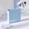 Álbum de Cartões de Espuma Estilo Grade de Alto Valor Álbum de Fotos Polaroid Estilo Ins Mini Binder Fresco Álbum de Armazenamento de Cartões Pequenos 3 polegadas