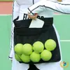 Bolsa Portátil para Guardar Tenis, Pelota de Golf, Tenis de Mesa, Riñonera para Entrenamiento Deportivo, Bolsa para Recoger Pelotas de Tenis, Pelota Deportiva