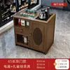 Mesa de chá móvel mesa de chá pequena armário de chá doméstico mesa de centro pequena varanda conjunto de chá kung fu chaleira integrada armário lateral