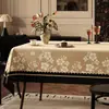 Toalha de Mesa Retrô Francesa Impermeável e à Prova de Óleo Sem Lavagem Novo Estilo 2026 Toalha de Mesa Anti-Escaldamento Luxo Leve Toalha de Mesa de Café de Alta Qualidade