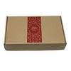 Paquete de 50 pegatinas navideñas rectangulares, caja de regalo, pegatinas selladas, suministros de embalaje.