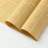 Papel de Envoltura para Flores, Papel Kraft con Fondo Vintage, Papel de Regalo, Materiales de Empaque para Ramos, Papel de Envoltura de Periódico Inglés