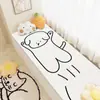 Alfombrilla para Ventana Saliente de Dormitorio Principal de Celebridad de Internet de Dibujos Animados Decoración de Habitación de Princesa Alfombrilla de Balcón Universal para Cuatro Estaciones Alfombrilla de Cachemira Absorbente para Ventana Saliente