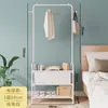 Tendedero para Ropa para Uso en Interiores en Casa, de Pie, Móvil para Dormitorio y Balcón, Simple Estante de Almacenamiento y Colgado