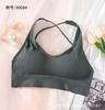 Sexy chaleco sin espalda sin costuras cruzado hueco con almohadilla para el pecho push up envuelto para el pecho ropa interior espalda bonita ropa exterior con tirante interior