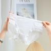 Verão Fino Sexy Underwear Feminino Lace Transparente Algodão Virilha Pura Cintura Baixa Cuecas Confortável Shorts de Secagem Rápida para Mulheres