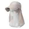 Gorra de béisbol de verano para mujer, protección solar para el cuello, chal, gorra con visera ajustable para hombre, sombrero para el sol transpirable de red, transfronterizo