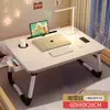 Mesa de Cama Dobrável, Mesa de Estudo, Suporte de Mesa para Laptop, Mesa Preguiçosa para Quarto com Sacada