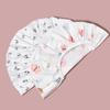 Gorro de ducha impermeable con dibujos animados de Chuanqi para mujeres adultas, para ducha, baño, cocina, antiaceite, humo, para el cabello, champú, gorro de ducha