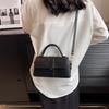 Bolsa Popular Feminina Nicho High-end Western Style Textura 2023 Nova Moda Commuter Shoulder Crossbody Bagel Bagel Bag