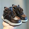 Botas Martin para Niños 2026 Nuevo Estilo Primavera y Otoño Botines Cortos para Niños Moda Británica Botas de Piel para Niñas Suela Suave Zapatos de Bebé Individuales