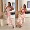 2025 Aliexpress Verano Nueva Moda Estilo Bohemio Top de Tubo y Mono de Vacaciones con Tirantes