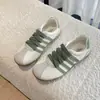 Tênis de Treino Alemão Versátil Moda Color Block Primavera/Outono 2026 Cadarço Solado Plano Tênis Casuais Retrô Tênis Esportivos Femininos Diários Solado Macio