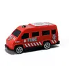 Veículo de engenharia ambulância de incêndio acessórios criativos de panificação para crianças conjunto veículo de resgate helicóptero enfeites de decoração de bolo