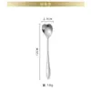Colher de Flor de Cerejeira de Aço Inoxidável Cabo Longo Colher de Mistura para Caneca Alto Valor de Cor Colher de Café Colher de Ninho de Pássaro Colher de Presente Manual