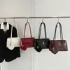 Bolsa Tote Retrô, Bolsa de Mão Feminina, Bolsa de Ombro de Luxo, Bolsa de Axila Lisa de Cor Sólida de Grande Capacidade, Bolsa Quadrada Pequena