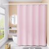 Cortina de ducha de poliéster transfronteriza de color sólido, gruesa, impermeable y a prueba de moho, para baño, hotel, fabricantes de cortinas divisorias