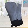 Ojos grandes (Amazonas) Guantes de aislamiento de algodón grueso de silicona para horno microondas, cocina y horno.